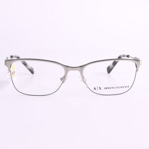 Armani Exchange AX1023 Rectangular Semi-Rim Designer Frames -0.25 RX